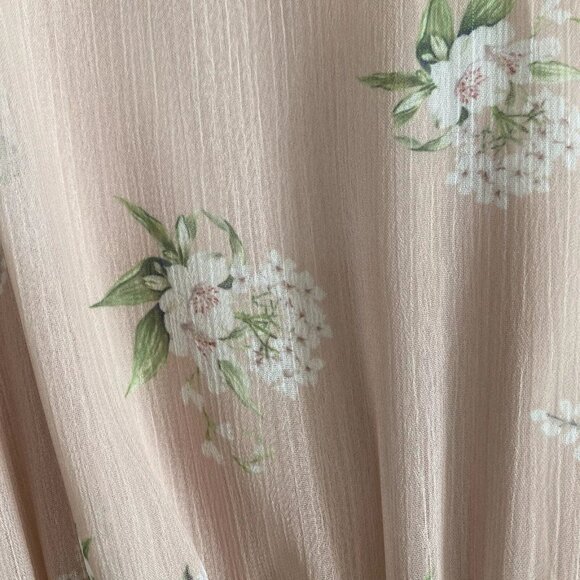 Show Me Your MuMu Pink Floral Coquette Ruffle Mumu Mini Dress - Picture 7 of 10